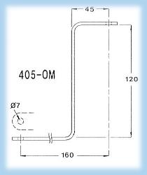 obsolete 405-OM mounting arm dimensions