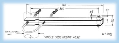 obsolete side arm dimensions