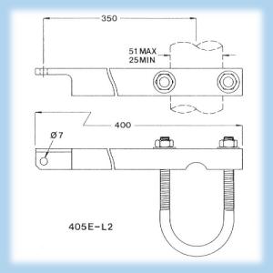 obsolete 405EL2 side arm dimensions